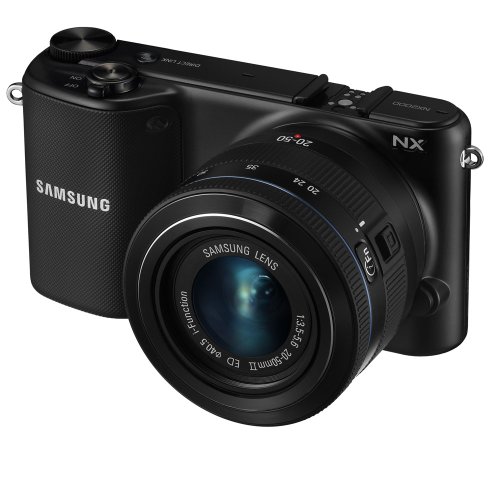 Samsung NX EV-NX2000BFWUS Wireless SMART Digital Camera 20.3MP Compact System Camera with 3.7-Inch TFT LCD- with 20-50mm lens  