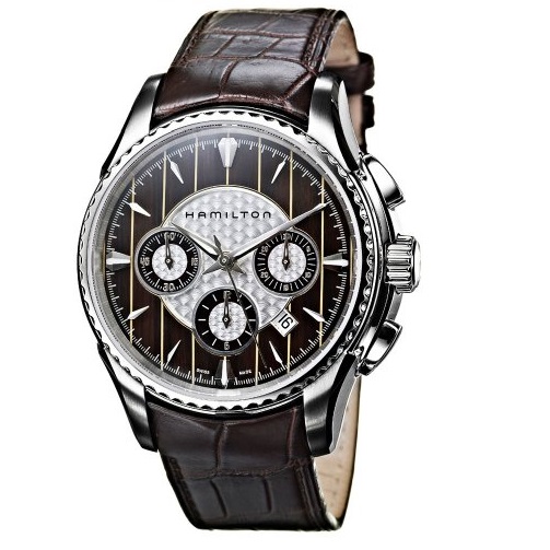汉米尔顿Hamilton H34616591 Riva男式机械计时腕表，降价58%，仅$1019，免邮费
