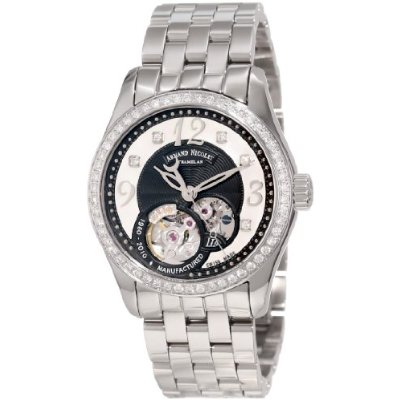 Armand Nicolet愛莫尼克 9653D-NN-M9150 LL9 限量版經典不鏽鋼機械鑽石女式手錶 $2,707.18