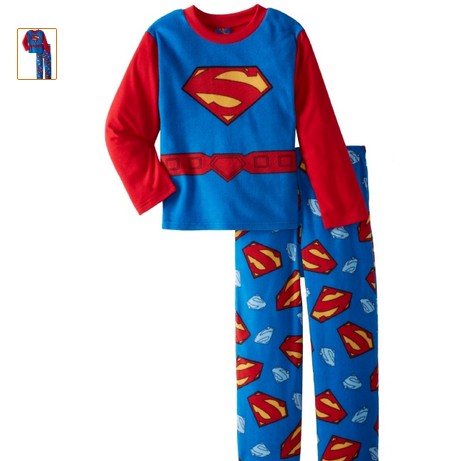 Superman Boys 4-10 Pajama Set $14.99
