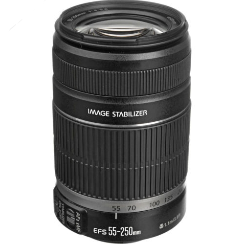 Canon佳能EF-S 55-250mm f/4.0-5.6 IS II數碼單反相機遠攝變焦鏡頭$129.99 免運費