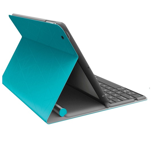 Logitech Solar Keyboard Folio for iPad 2/3/4 - Ice Blue (920-004342), only $39.99 & FREE Shipping