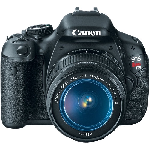 Canon EOS Rebel T3i 18 MP CMOS Digital SLR Camera and DIGIC 4 Imaging with EF-S 18-55mm f/3.5-5.6 IS Lens  $437.00+free shipping