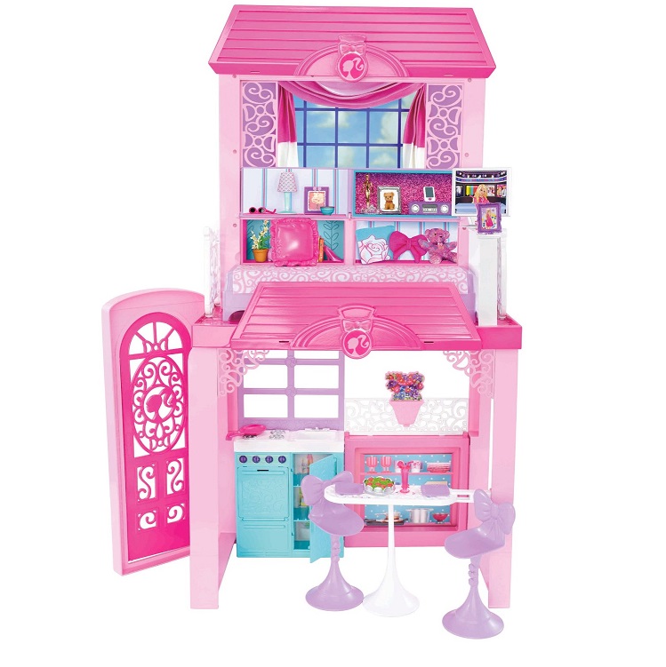 小女孩的玩具：芭比Glam的度假屋，现仅售$22.90（降价43%)