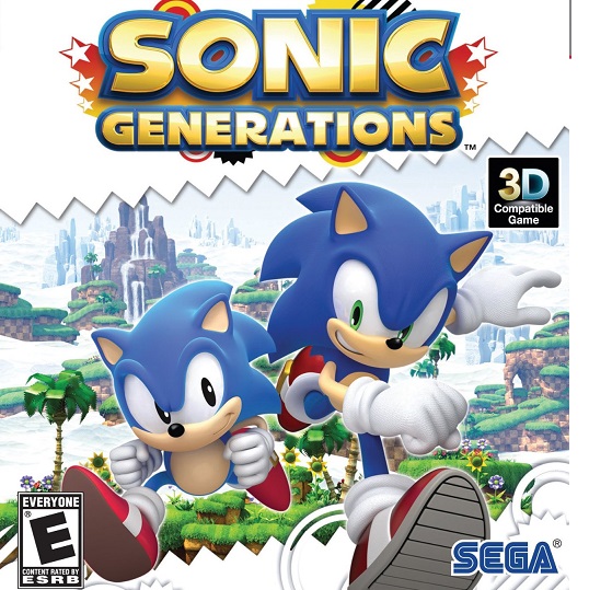 Sonic Generations, games for PS3, Xbox, or 3DS,  $14.78 - $17.48