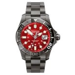 瑞士軍刀品牌！Victorinox Swiss Army維氏男士241430 Dive Master 500黑冰紅錶盤腕錶$279.95 免運費