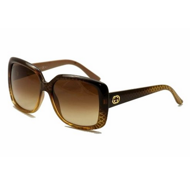 Gucci GG3574/S Sunglasses-0W8N Cuir Gold Diamond (OH Brown Gradient Lens)-56mm $151.00 (47%off) 