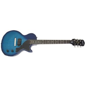 闪购！创新低！Epiphone Les Paul 初级蓝色电吉他 特价$99.99包邮