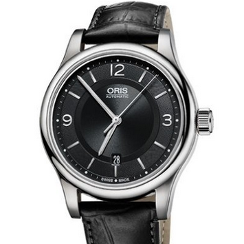 Oris Classic Date Black Dial Black Leather Mens Watch 01 733 7594 4034-07 5 20 11  $638.00(42%off) + Free Shipping 