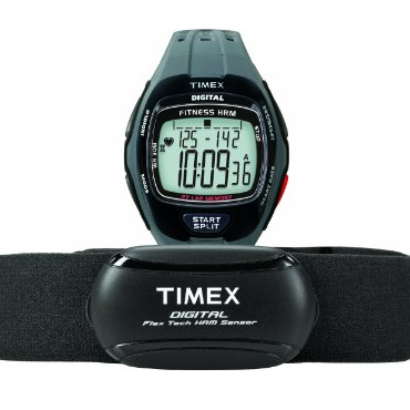 闪购！创新低！Timex 天美时 Zone Trainer 心率表+弹力技术胸带 特价$47.97 