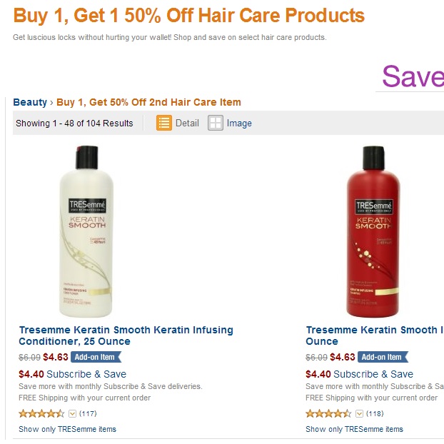 買一件第二件降價50%！Amazon部分洗髮護髮商品促銷
