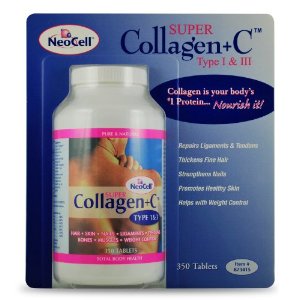 Amazon has NeoCell Super Collagen Type I III + Vitamin C - 350 Tablets for
