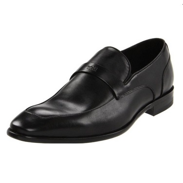 HUGO BOSS 黑標 Metero 男士正裝一腳蹬皮鞋，原價$225.00，現使用折扣碼后僅售$105.96，免運費。兩種顏色價格十分相近！