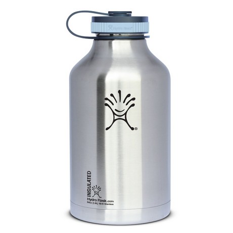 Hydro Flask Insulated Stainless Steel Wide Mouth Water Bottle and Beer Growler, 64-Ounce $36.54