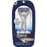 Gillette吉列Fusion Proglide Silvertouch男士动力剃须刀带1个补充剃刀刀片和1节电池 点coupon后 $5.39免运费