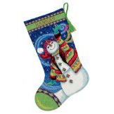Dimensions Needlecrafts Needlepoint, Happy Snowman Stocking $16.49 FREE Shipping on orders over $49
