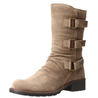 Clarks Women's Orinocco Kick Bootie,Taupe Sued $71.54+free shipping