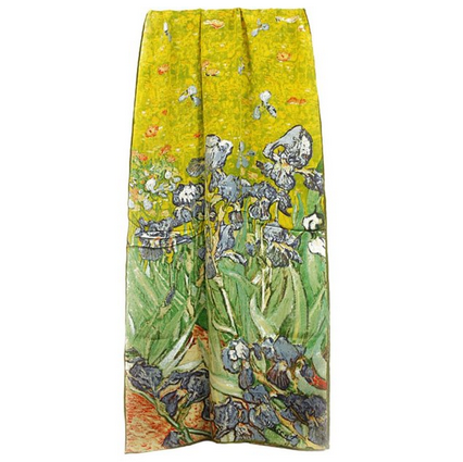 100% Luxurious Charmeuse Silk Van Gogh's Beautiful Long Scarf Shawl $16.99(33%off) + $4.99 shipping 