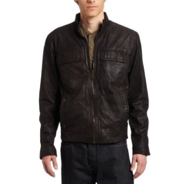 Marc New York by Andrew Marc Men's Sawyer Leather Jacket, Dark Brown $79.00+free shipping