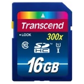 史低價！Transcend 16 GB高速10 UHS快閃記憶體卡（TS16GSDU1）$6.99 