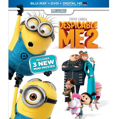 Despicable Me 2 (Blu-ray + DVD + Digital HD with UltraViolet) (2013) $19.99