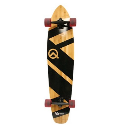 Quest Super Cruiser Artisan Bamboo Longboard Skateboard (44-Inch)  $48.99