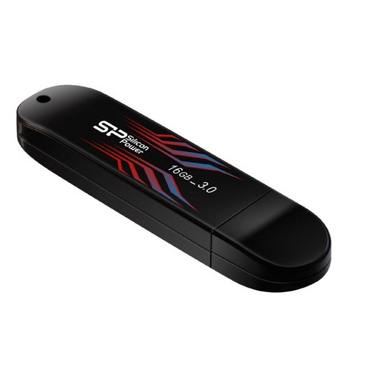 Silicon Power 16 GB Blaze B10 USB 3.0 Flash Drive, Read/Write Speed up to 80/25 MB/s SP016GBUF3B10V1B, Turkey Blue $10.99 