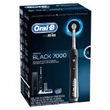 Oral-B 7000 SmartSeries Rechargeable Power Electric Toothbrush with 3 Replacement Brush Heads, Bluetooth Connectivity and Travel Case, Black, Powered, only $79.99