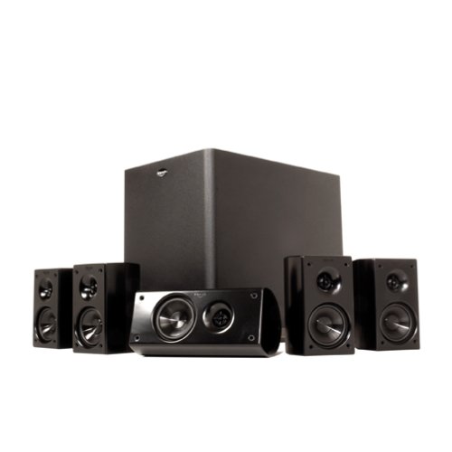 Klipsch HD 300 Compact 5.1 High Definition Theater System (Set of Six, Black), only $159.97 , free shipping