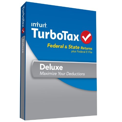 TurboTax豪華版2013報稅軟體，原價$59.99，現僅$39.99，免運費。如果用聯邦退稅購買Amazon購物卡，可獲額外10%的購物卡