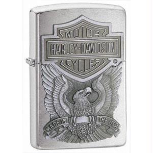 Zippo Harley-Davidson Eagle/Logo Emblem Lighter (Silver, 5 1/2 x 3 1/2 cm)  $16.29(53%off) & FREE Shipping