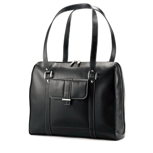 史低价！还可下单！Samsonite新秀丽黑色女款商务真皮手提包，原价$280.00，现仅售$73.95 ，免运费。或仅售$59.16