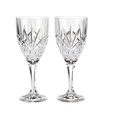 Godinger都柏林12个水晶玻璃杯套装 $54.98