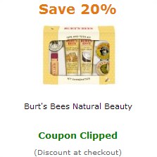 亚马逊现有 Burt's Bees 额外20%off 优惠促销活动  
