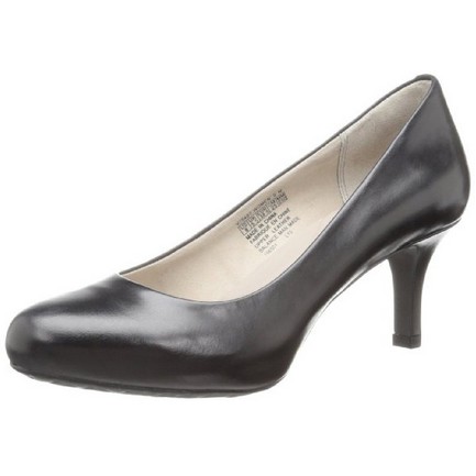 Rockport樂步 時尚OL女式經典真皮高跟鞋 黑色 $48.59 