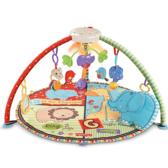 Fisher-Price Luv U Zoo Deluxe Musical Mobile Gym  $39.09 