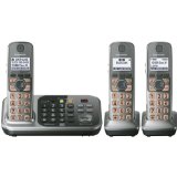 Panasonic KX-TG7743S DECT 6.0 Link-to-Cell via Bluetooth Cordless Phone with Answering System, Silver, 3 Handsets $64.29 FREE Shipping