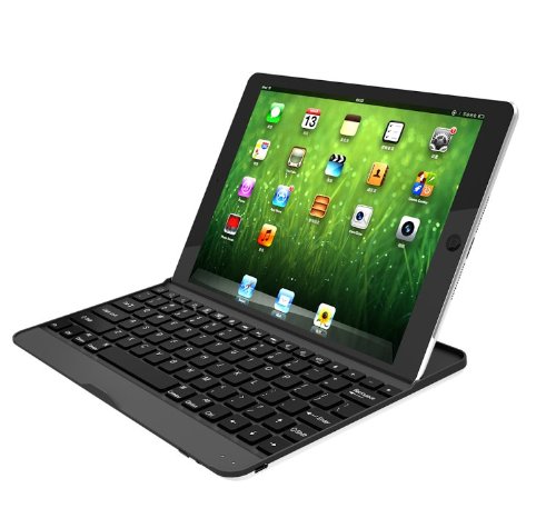 SHARKK® iPad Air Bluetooth Keyboard Aluminum Wireless Keyboard Case for iPad Air iPad 5, only $14.99 