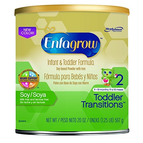 Enfagrow Toddler Transitions Soy Infant and Toddler Formula - 20 oz Powder Can (4 pk), only $53.71, free shipping