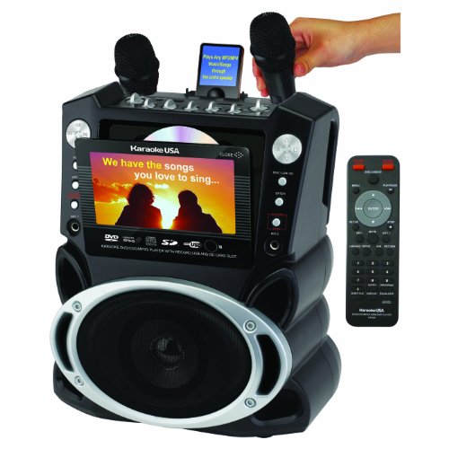 Karaoke USA Karaoke System with 7-Inch TFT Color Screen and Record Function (GF829), only $99.99 & FREE Shipping
