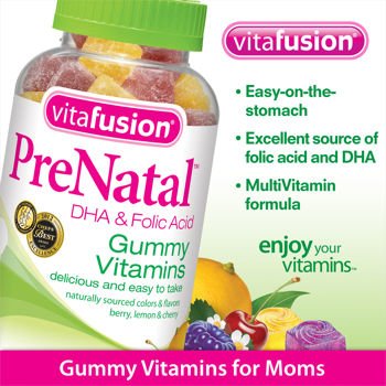 美味孕妇小熊糖！VitaFusion PreNatal 孕妇多种维生素小熊Q糖（叶酸 + DHA) 180粒，现仅售$18.47
