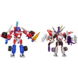 史低！Transformers Construct-A-Bots擎天柱和威震天拼裝玩具套裝$14.99
