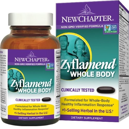 New Chapter 新章 Zyflamend Whole Body 60全身抗炎软胶囊，原价$39.95，现点击coupon后仅售$16.12，免运费