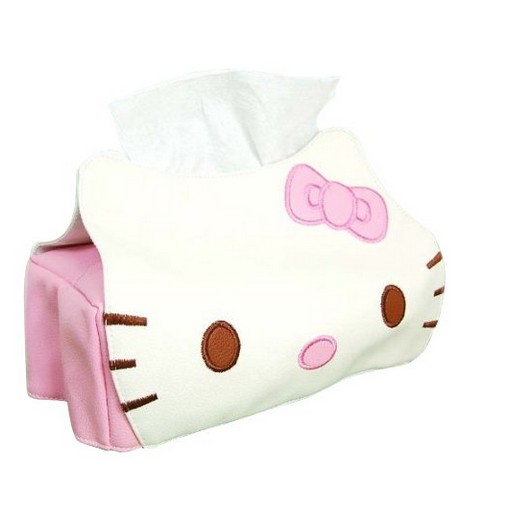 Hello Kitty Head Shaped Tissue Box Cover White  $3.80 free shipping 