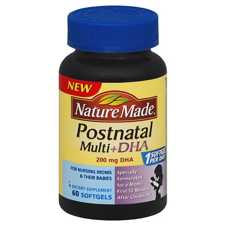 Nature Made Postnatal Multi-Vitamin Plus DHA Softgels, 60 Count, only $7.00, free shipping after clipping coupon and using SS