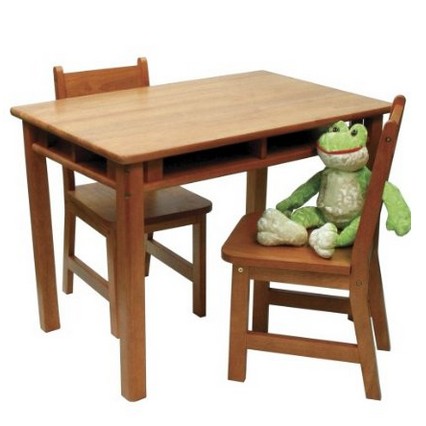 Lipper 兒童專用長方形桌子+椅子 $124.96