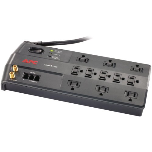 APC 11-Outlet Surge Protector 3020 Joules with Telephone, DSL and Coaxial Protection, SurgeArrest Performance (P11VT3), only $13.49