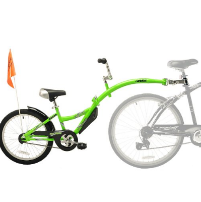 史低！WeeRide Co-Pilot自行車拖車，綠色，原價$109.99，現僅$68.84 免運費