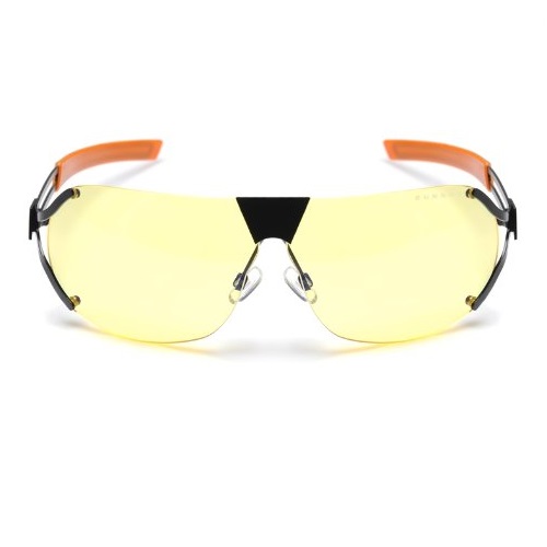 Gunnar Optiks DES-05101 SteelSeries Desmo Semi-Rimless Advanced Video Gaming Glasses with Amber Lens Tint, Onyx/Orange Frame Finish, only $65.37, free shipping