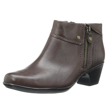Clarks Women's Ingalls Thames Bootie,Brown Leather $64.16+free shipping
